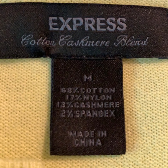 Express cashmere blend hand-beaded cardigan M - Picture 11 of 16